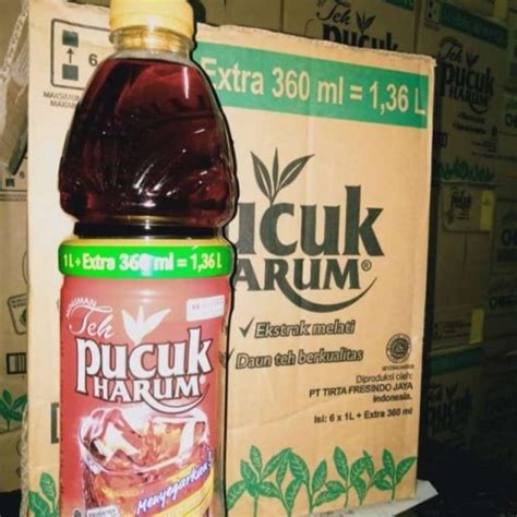 Jual Teh Pucuk Harum 1 36 Liter Per Karton 6 Pcs Di Seller Ardi