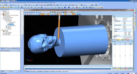 impressive  axis machine simulation   customer part