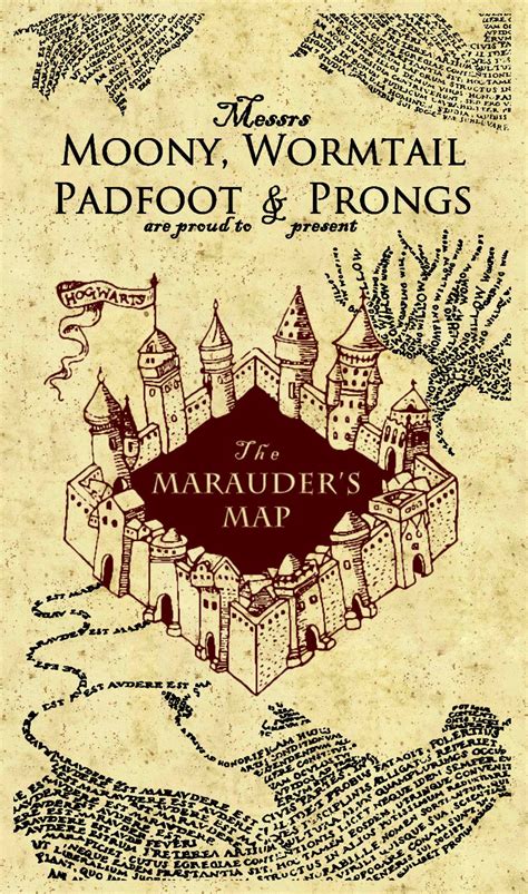 Harry Potter Marauder's Map Wallpapers on WallpaperDog