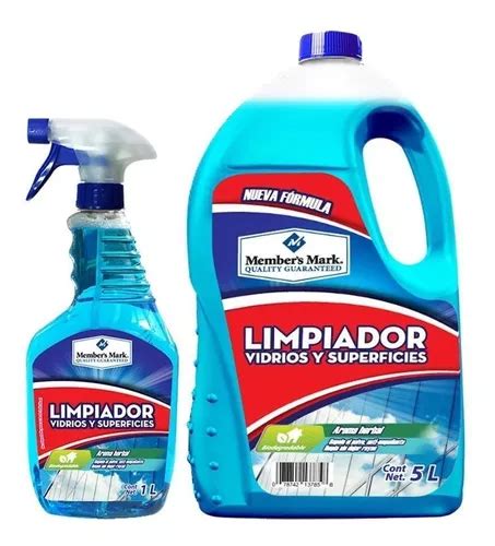 Limpiador L Quido Member S Mark Vidrios Y Superficies L Mercadolibre