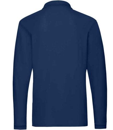 Gema Records Fruit Of The Loom Men S Premium Long Sleeve Piqu Polo