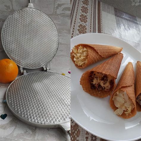 Вафельниця кругла велика для трубочок і коржів – oreshki.top