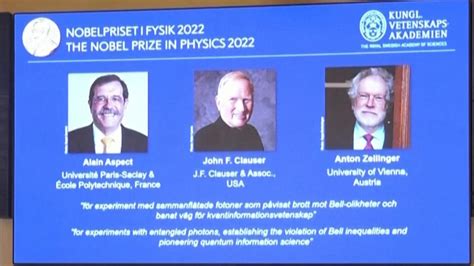 Nobel Prize in physics awarded to 3 scientists for work on quantum ...