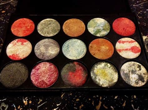 Space Themed Eyeshadow Palette 15 Pieces By Ghostcosmetics On Etsy