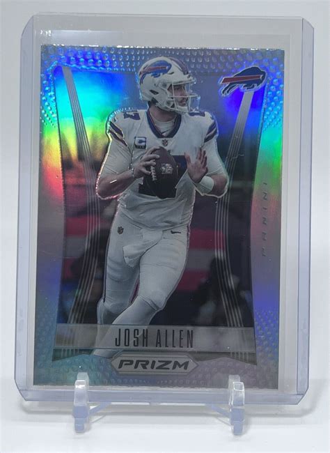 2022 Panini Prizm Josh Allen Pf 6 Silver Prizm Flashback Bills New Ebay