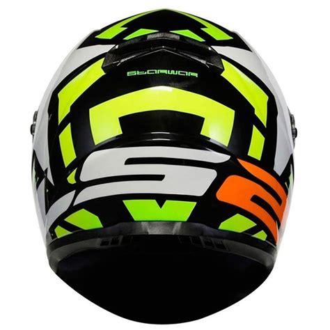 Capacete LS2 FF358 Classic Starwar Amarelo Fluo Capacetes De Moto