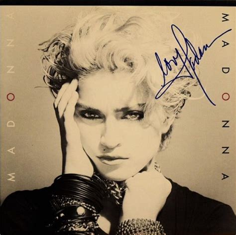 Madonna signed debut album Madonna | EstateSales.org