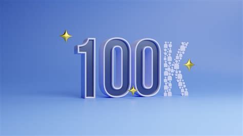 Premium Photo 100k Followers Celebration Social Media Achievement Poster