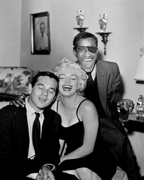 Milton Greene Marilyn And Sammy Davis Jr At Sammy S Birthday Party