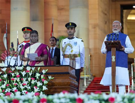 Narendra Modi Takes Oath With 71 Other Ministers