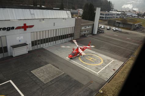 Rega Basis Wilderswil Schweizerische Rettungsflugwacht Rega