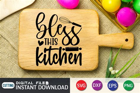 Bless This Kitchen Svg By Funnysvgcrafts Thehungryjpeg