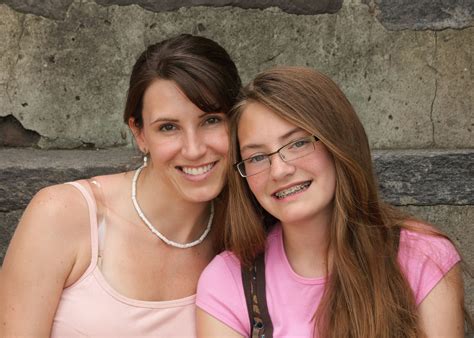 Mother And Daughter Mom And Amanda Pose For A Picture On T Flickr