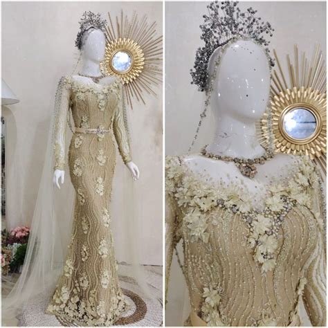 Jual SALEE KEBAYA STELAN ROK NEW MODEL KEBAYA AKAD NIKAH MODERN BAJU