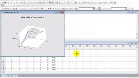 Creating 3D Plot From Discrete Data Using Minitab YouTube