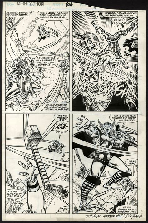 Ron Frenz Thor 406 Page 11 In ComicConnect Comic