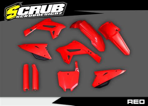 Honda 2002 2007 Cr125r Cr250r New Polisport Cr Restyle Plastic Kit