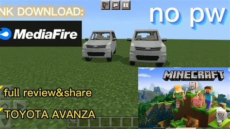 Share Addon Toyota Avanza Di Minecraft Youtube