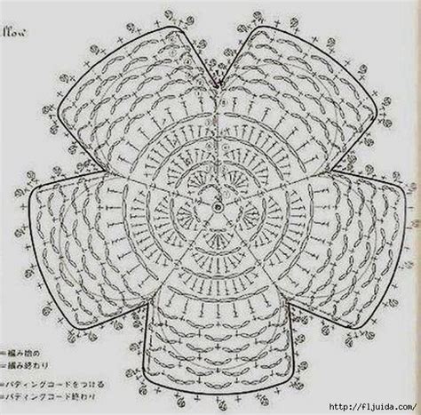 Crochet Flower Diagram Pattern Ergahandmade Crochet Flower