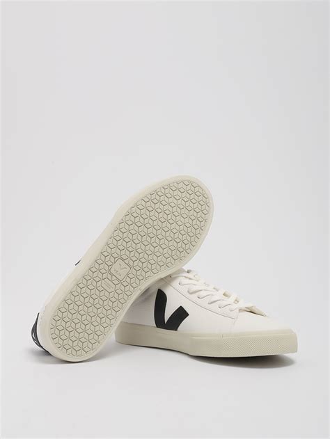 Baskets Veja Campo Pour Homme En Cuir Sans Chrome Avec Lacets