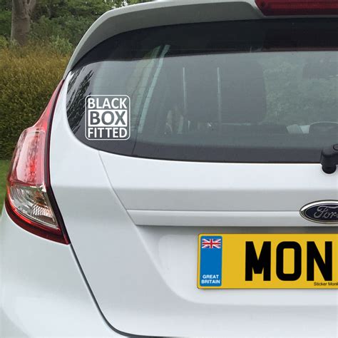 BLACK BOX FITTED (SQUARE DESIGN) – Sticker Monkey UK