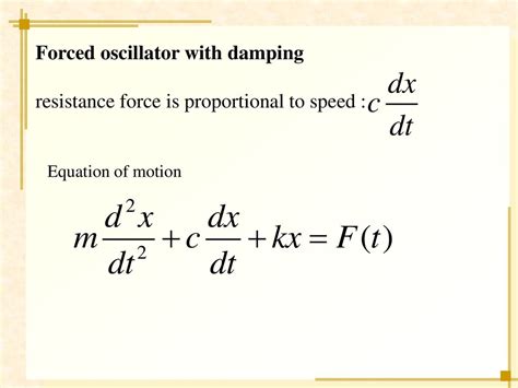 Damped Oscillations Ppt Download