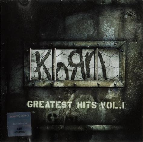 Korn Greatest Hits Vol 1 2004 Cd Discogs