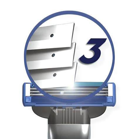 Сменные кассеты Gillette Mach Turbo с 3 лезвиями для бритья, 16 шт ...