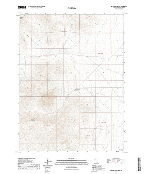 Majuba Mountain Nevada Us Topo Map Mytopo Map Store