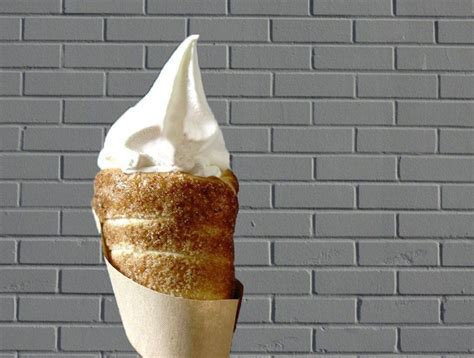 Doughnut Cones The Ice Cream Cone Gets Sweeter Chimney Cake Dessert