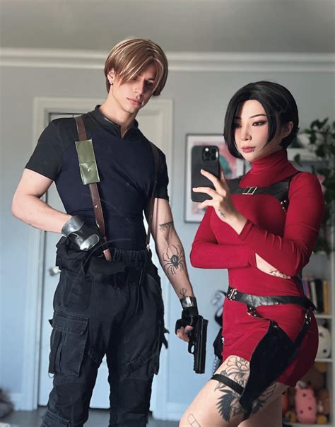 Leon and Ada cosplay from Anime Expo weekend (Credit: @Jollztv) : r ...