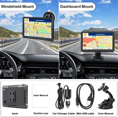 Ohrex Navegaci N Gps Para Autom Vil Con Bluetooth Pulgadas Mapas De