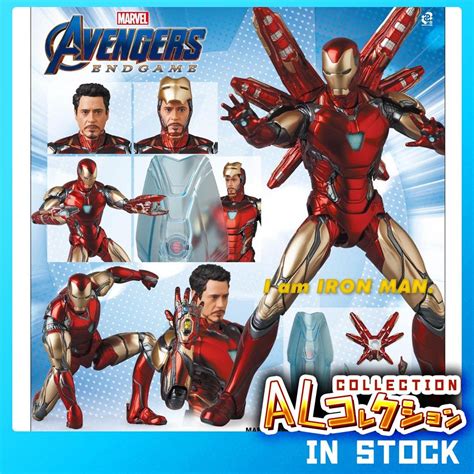 In Stock Medicom Toys Mafex Iron Man Mark 85 Avengers Endgame