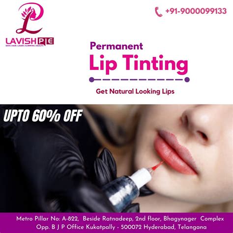 Lip Tinting Permanent Get Natural Looking Lips Call Us 9000099133