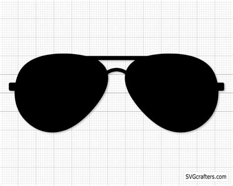 Aviator Sunglasses Svg Sunglasses Svg Glasses Svg Messy Bun Etsy