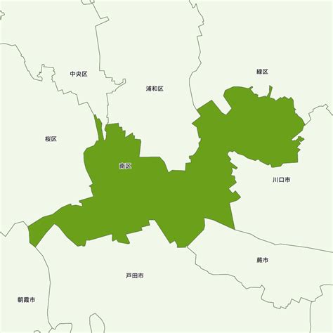 埼玉県さいたま市南区の地図 Map It マップ・イット