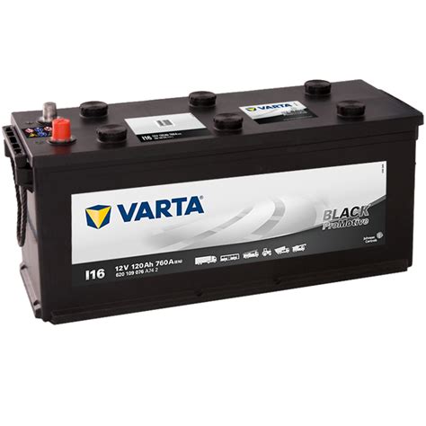 Batería Varta Promotive Black I16 12V 120Ah 120 760A 510x175x235mm