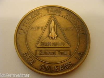 RARE 1977 SPACE SHUTTLE MARTIN MARIETTA COIN MEDAL NASA | #76370220