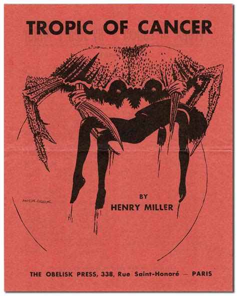 Tropic Of Cancer Original Prospectus By Miller Henry 1934 First