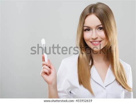 Gorgeous Nurse Brown Hair Nude Make Stock Photo Shutterstock
