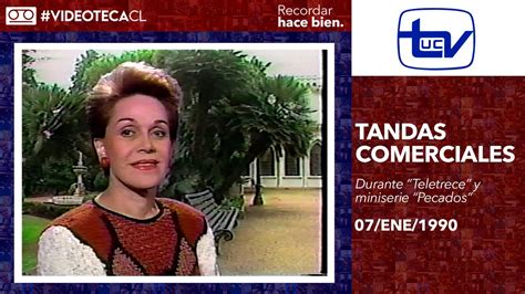 Tandas Comerciales Canal 13 7 De Enero De 1990 YouTube