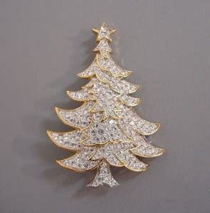 Christmas Tree Brooches