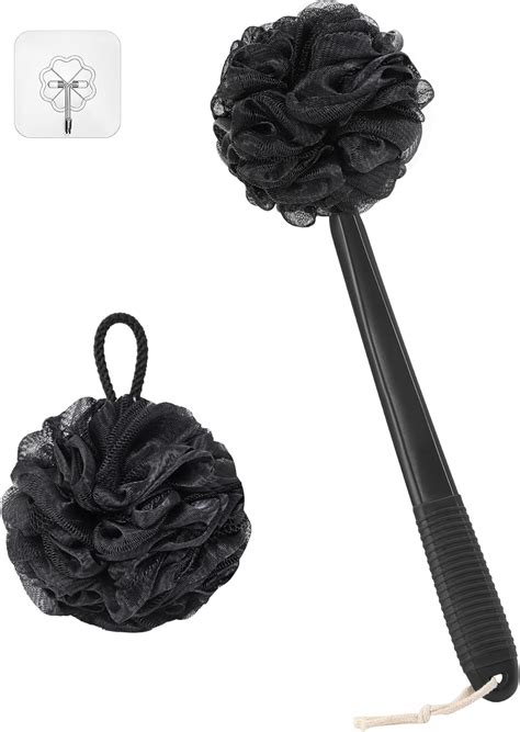 Amazon Rolizoe Loofah With Handle Back Scrubber For Shower Non