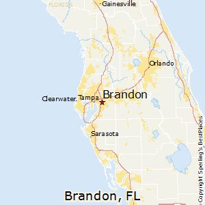 Brandon Florida Map - Map in the World