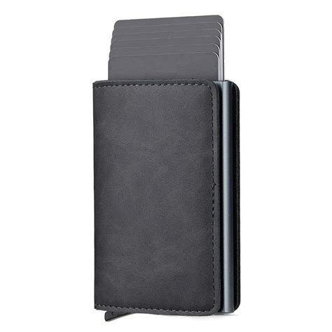 RFID Blocking PU Leather Card Wallet - Bello Bello