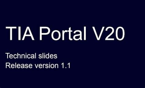 Siemens TIA Portal V20 Key New Features Automation Fair