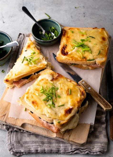 Croque monsieur Recept in 2024 Recepten Voedsel ideeën Ontbijt ideeën