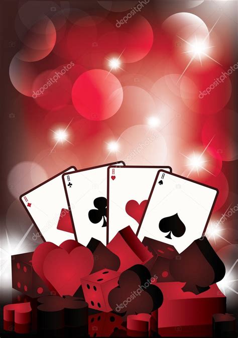 Cards wallpaper | Casino wallpaper with poker cards, vector ...