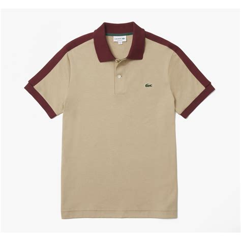 Men S Lacoste Classic Fit Contrast Collar Polo