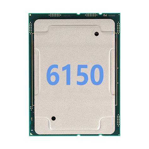 Xeon 6150 2,7 GHZ 18C/36T 24,75 MB 165W LGA 3647 для Mortherboard 3647 ...